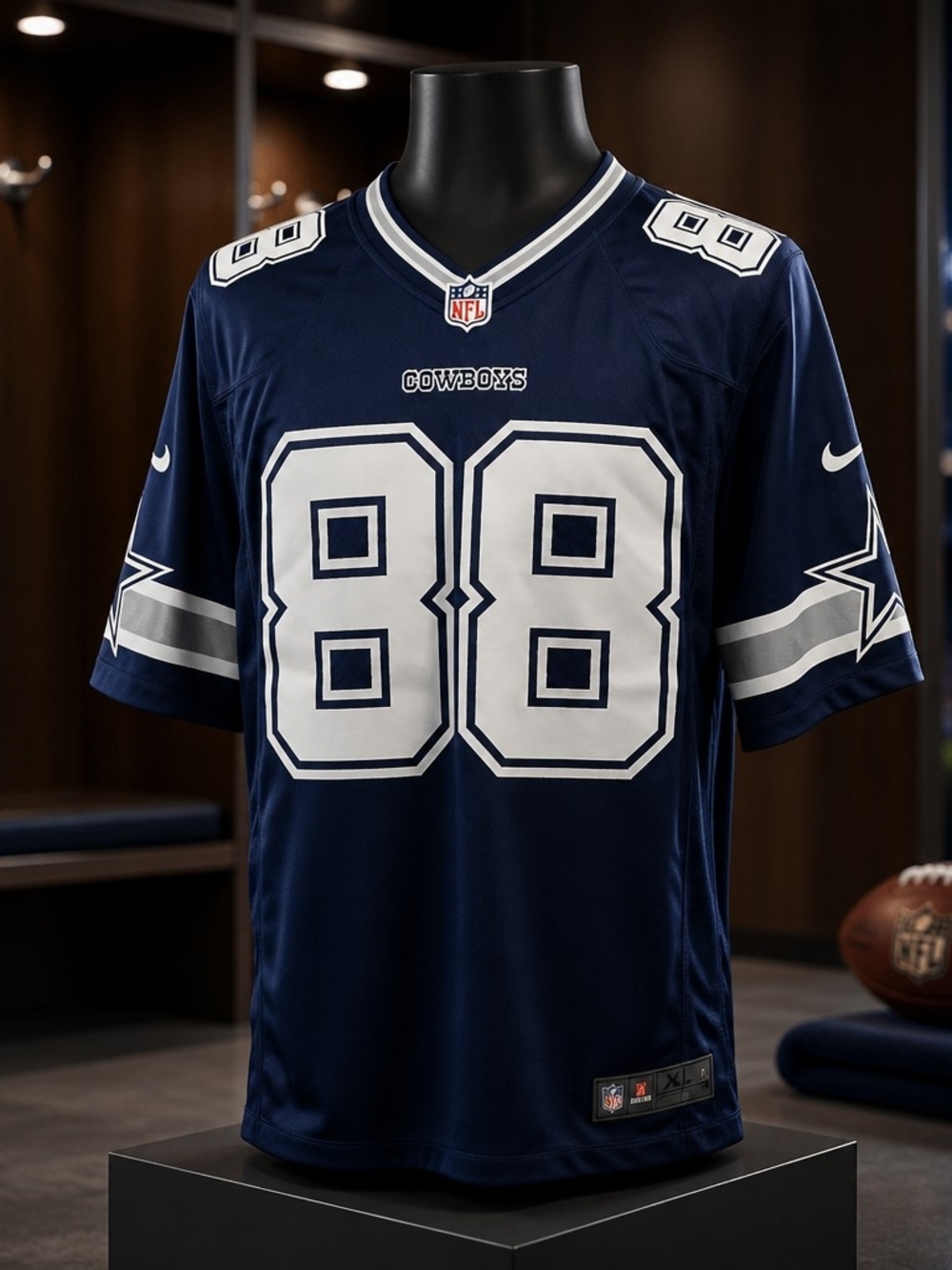 DALLAS COWBOYS BRYANT 88 ADULT NIKE STITCHED NAVY LIMITED JERSEY XL